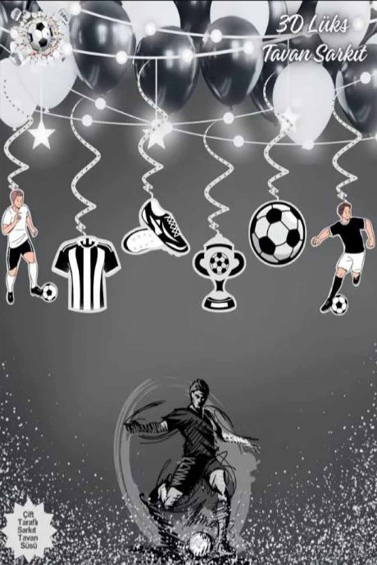 Siyah Beyaz 6’lı Lüks Tavan Süsü Siyah Beyaz 6’lı Lüks Tavan Süsü