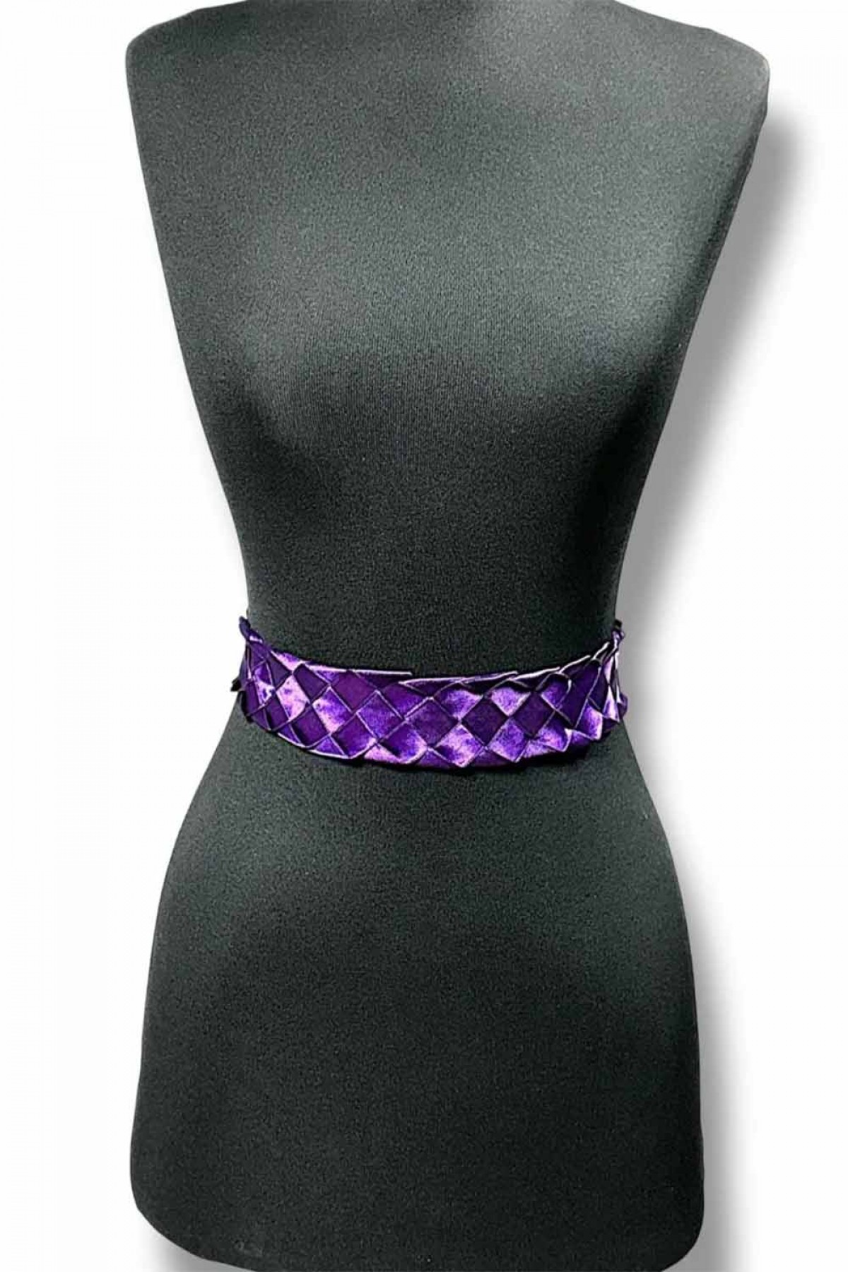 Mor Örgülü Gelin Kemeri Mor Örgülü Gelin Kemeri