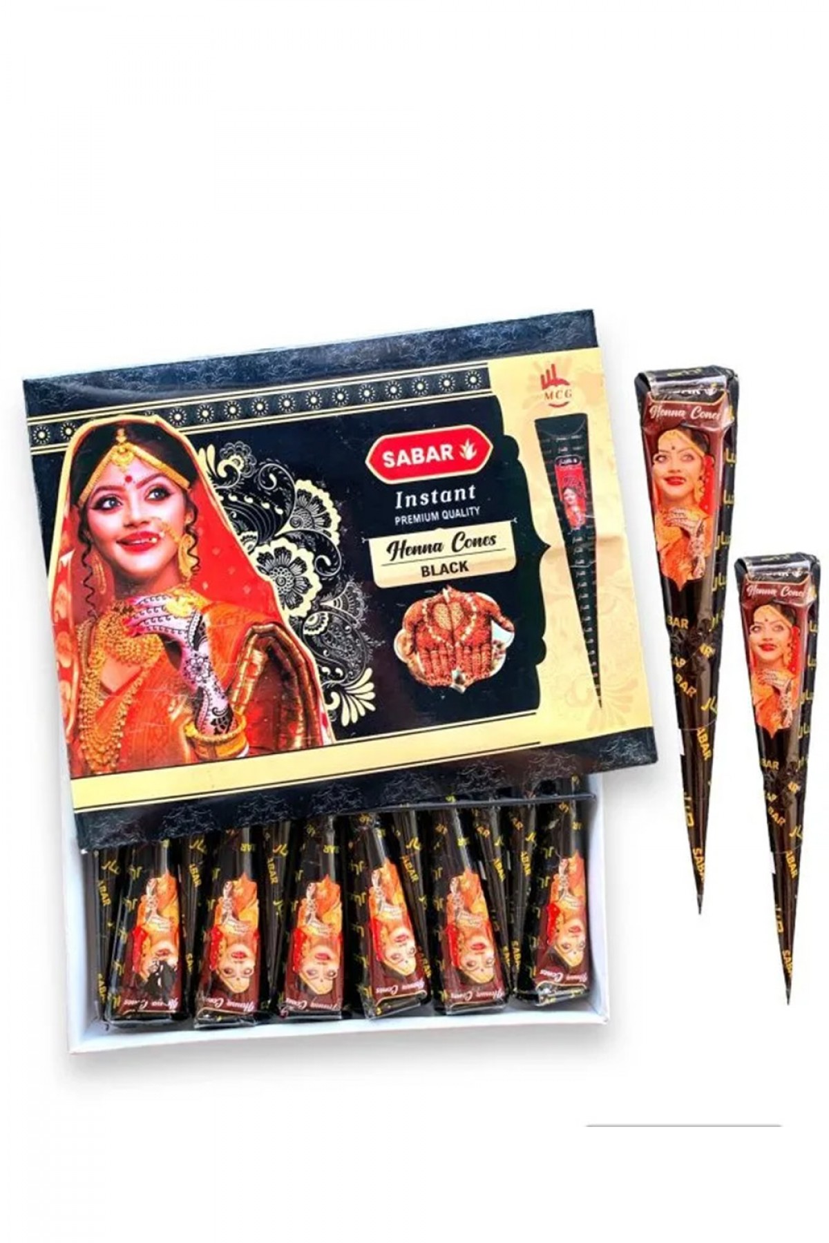 Jelatin Külah Kına Siyah 12 Adet